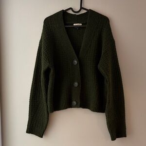 Universal Thread Olive Green Cardigan Sweater